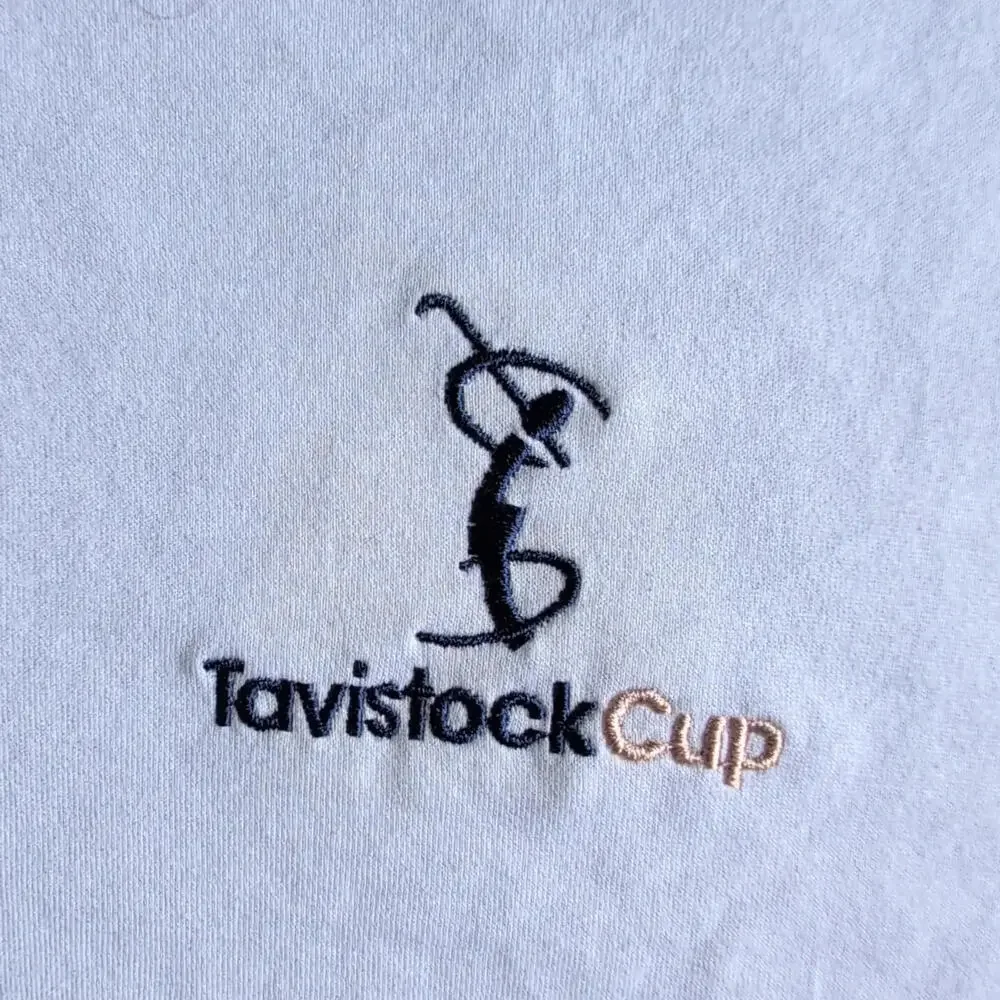 Polo Ralph Lauren Polo Shirt Mens XL White Tavistock Cup Golf Hughes Embroidered